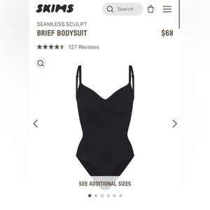 Skims Seamless Sculpt Brief Bodysuit